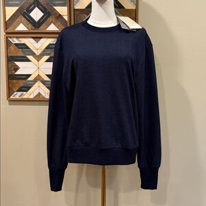 Icebreaker Women's Central Crew Neck Sweatshirt Cotton Merino Wool Small NWT